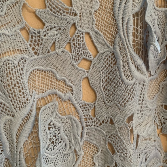 Baby blue lace dress - Picture 2 of 2